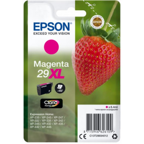 Epson Cartuccia Originale Magenta 29XL C13T29934012