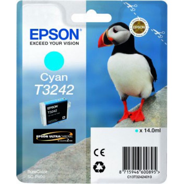 Epson Cartuccia Originale Ciano T3242 C13T32424010