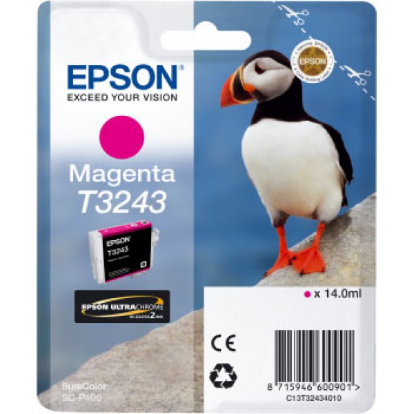 Epson Cartuccia Originale Magenta T3243 C13T32434010