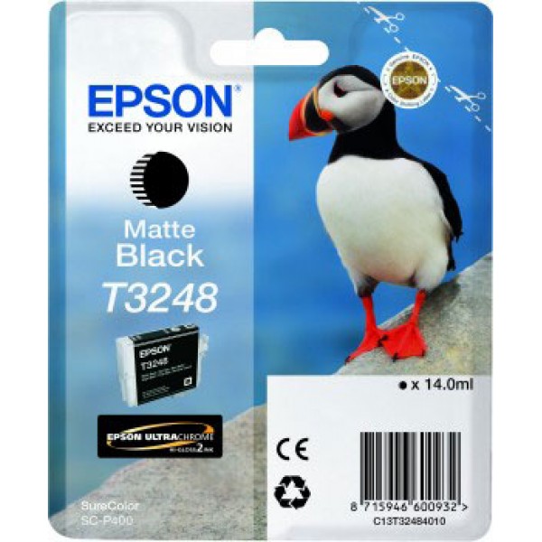 Epson Cartuccia Originale Nero Opaco Matte T3248 C13T32484010