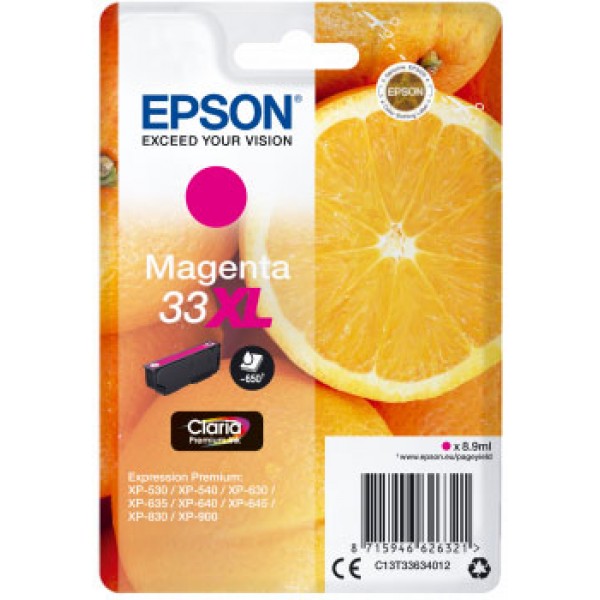Epson Cartuccia originale Magenta 33XL C13T33634012 T3363