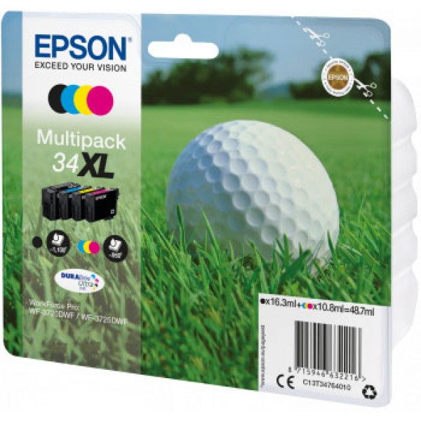 T3476 cartuccia multipack cmyk colore nero, ciano, magenta, giallo