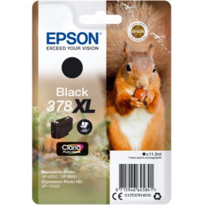 Epson Cartuccia Originale Nero 378XL C13T37914010