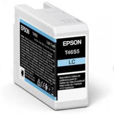 Epson Cartuccia Originale Ciano Chiaro T46S5 C13T46S500 Light Cyan