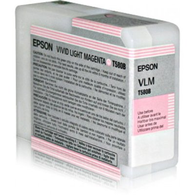 T580b cartuccia magenta chiaro colore magenta