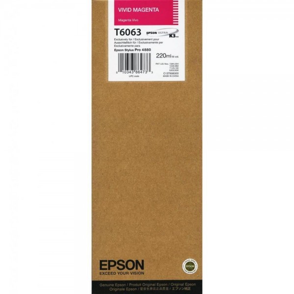 T6063 cartuccia magenta colore magenta