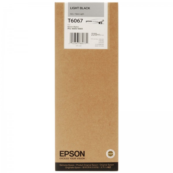T6067 cartuccia nero chiaro colore nero chiaro