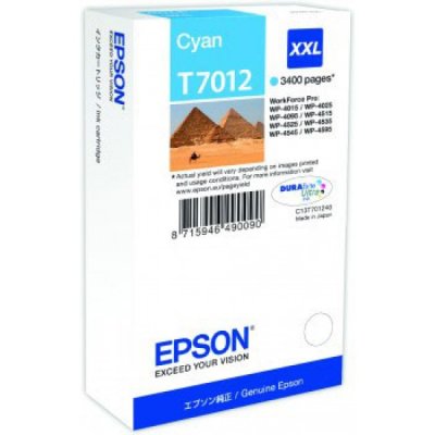 Epson Cartuccia Originale Ciano T7012 (C13T70124010)