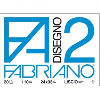 FABRIANO album da disegno F2 ruvido 24x33cm