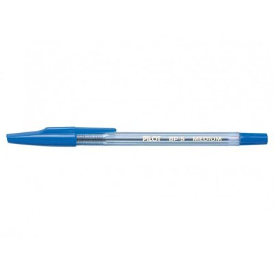 Penna a sfera PILOT con inchiostro ad olio, livello di inchiostro visibile e ricaricabile - punta 1mm - Blu