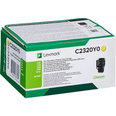 Lexmark Toner Originale Giallo C2320Y0