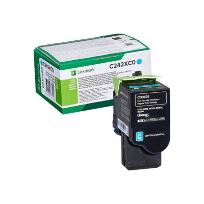 Lexmark Toner originale Ciano C242XC0