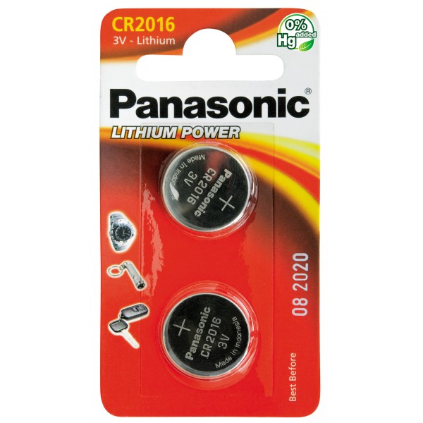 PANASONIC batteria al litio CR2016 3V