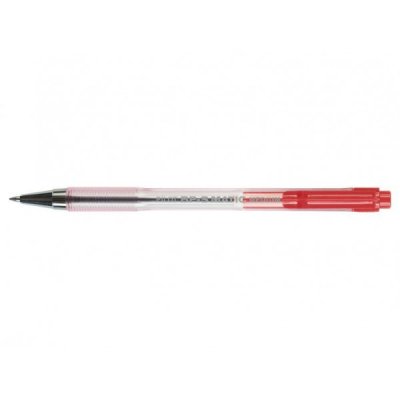 Penna a sfera PILOT con inchiostro ad olio, livello di inchiostro visibile e ricaricabile - punta 1mm - Rosso