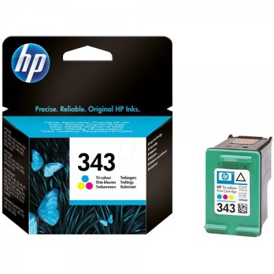 HP Cartuccia Originale Ciano Magenta Giallo 343 (C8766EE)