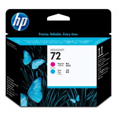 HP 72 (C9383A) testina di stampa originale ciano magenta