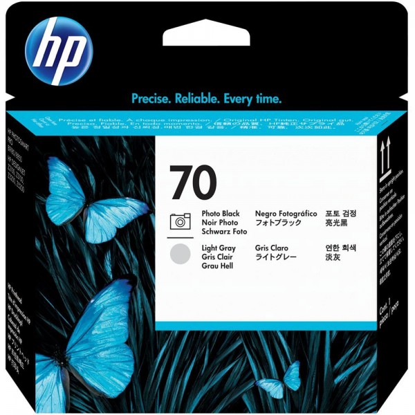 Testina di stampa HP 70 BKP LIGHT GRAY Nero Photo Light Gray (C9407A)