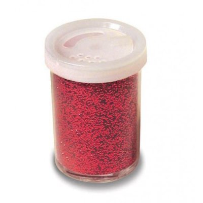 Flacone glitter colore rosso