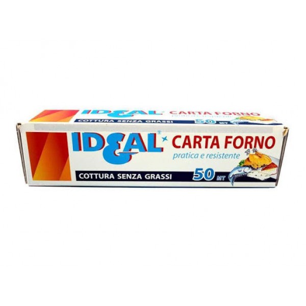 Rotolo carta forno, 50m colore bianco