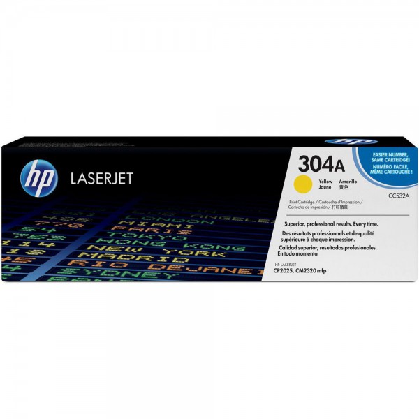 HP Toner originale giallo 304A CC532A