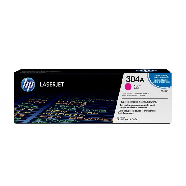 HP Toner originale Magenta 304A CC533A
