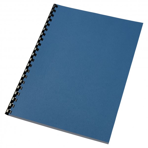 Leathergrain - copertine per rilegatura colore blu scuro grammatura 250gr