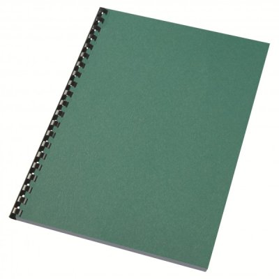 Leathergrain - copertine per rilegatura colore verde scuro grammatura 250gr