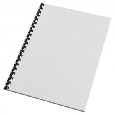 Leathergrain - copertine per rilegatura colore bianco