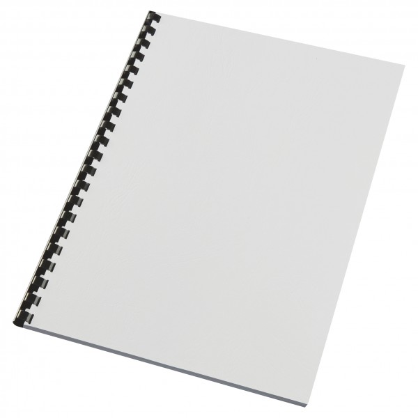 Leathergrain - copertine per rilegatura colore bianco