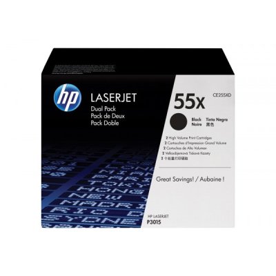 Ce255xd toner twinpack nero colore nero