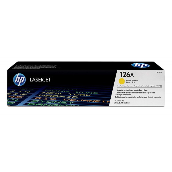 HP Toner Originale Giallo 126A CE312A