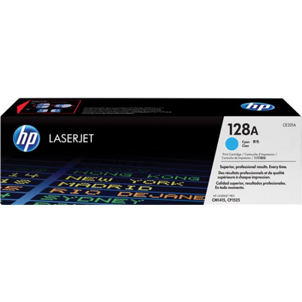 HP Toner Originale Ciano 128A CE321A