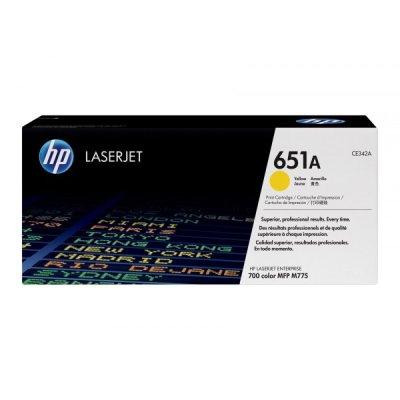 Toner HP 651A Giallo Originale (CE342A)