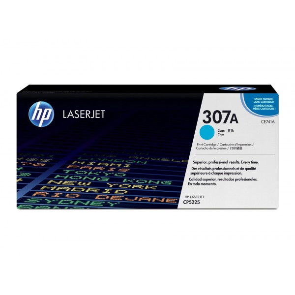 HP Toner originale Ciano CE741A (307A)