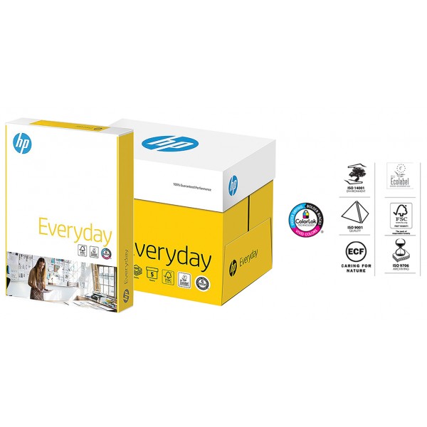 Carta per fotocopie everyday - a4 colore bianco grammatura 75gr