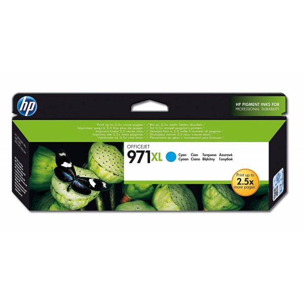 HP Cartuccia Originale Ciano 971XL CN626AE