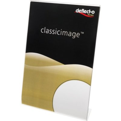 Portaprezzi verticale formato a8 colore trasparente