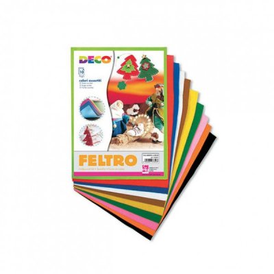 Feltro alta densità 21x30cm colore assortiti