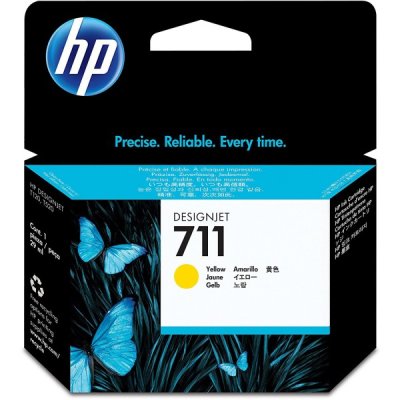 HP Cartuccia originale Giallo 711 (CZ132A)