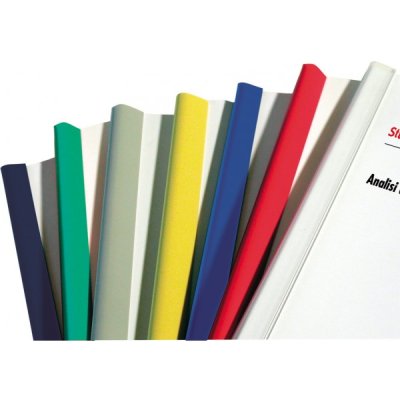Dorsini rilegafogli in plastica colore bianco