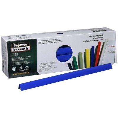 Dorsini rilegafogli in plastica colore blu
