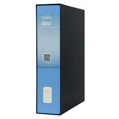 Registratore protocollo dox2 d.8 cm azzurro colore nero colore azzurro