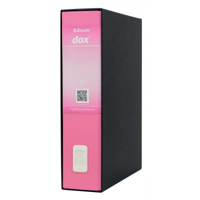 Registratore protocollo dox2 d.8 cm rosa colore nero colore rosa