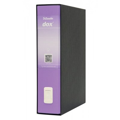 Registratore protocollo dox2 d.8 cm viola colore nero colore viola