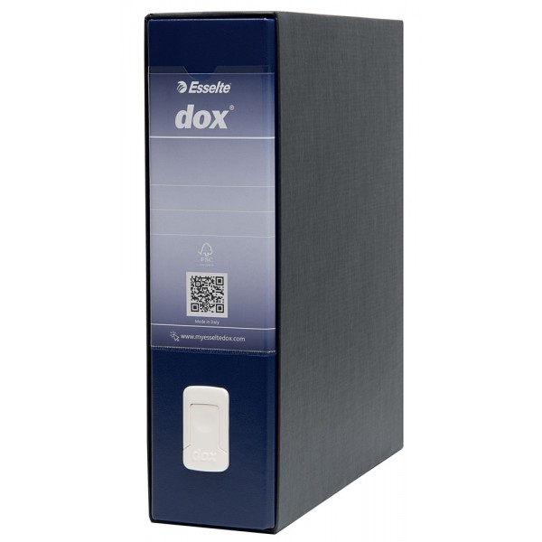 Registratore commerciale dox1 d.8 cm blu colore nero colore blu