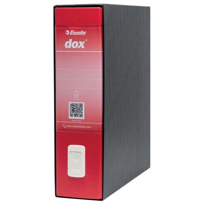 Registratore commerciale dox1 d.8 cm rosso colore nero colore rosso