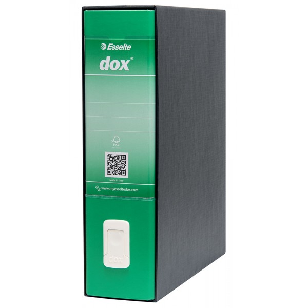 Registratore commerciale dox1 d.8 cm verde colore nero colore verde