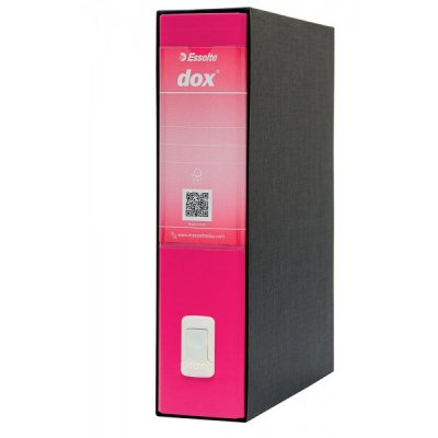 Registratore protocollo dox2 d.8 cm fucsia colore nero colore fucsia