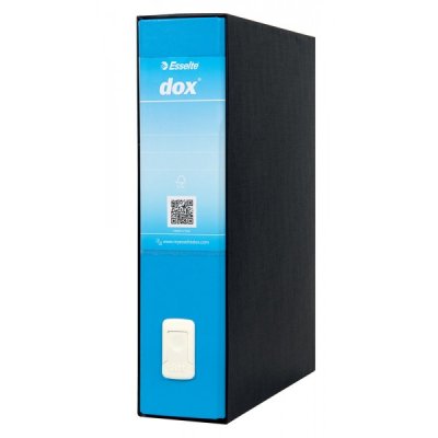 Registratore protocollo dox2 d.8 cm azzurro capri colore nero colore azzurro capri