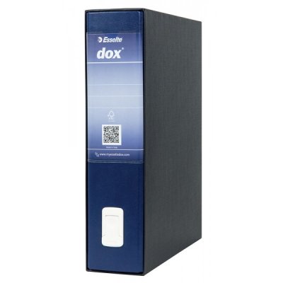 Registratore protocollo dox2 d.8 cm blu colore nero colore blu